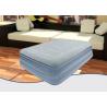 Light Blue Deluxe Twin Size Inflatable Air Mattress Queen Size Inflatable