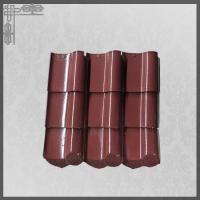 China Modern 220mm Ceramic Roof Tiles House Spanish Handmade Red Clay Roof Tiles on sale
