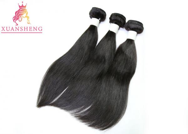 Straight Raw Bundle Peruvian Human Hair Weave 10A Virgin 100% Original