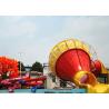 China Large Swimming Pool Water Slides , Outdoor Commercial Fiberglass Funnel Water Slide wholesale