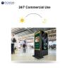China 1920*1080 Resolution LCD Advertising Display Digital Signage Smart Kiosk Vertical Totem Floor Standing Touch Screen wholesale