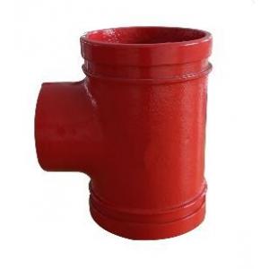 Cast Iron Grooved Pipe Fittings  Flexible Grooved Coupling 2"- 6" Customized