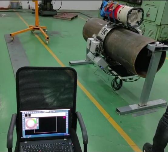 5G Dual Band Wireless Communication System For HXPC-200A Pipeline Outer Wall Crawler At 100 Meters Control Distance