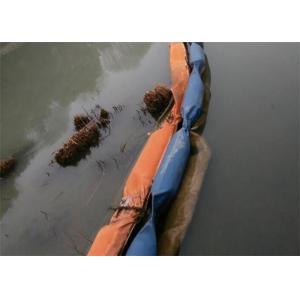 China Anti Aging Spill Containment Barriers , Oil Spill Boom Good Oil Retaining Status supplier