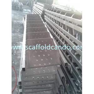 450*2370mm 8 steps ladder, 450*2691mm 9 steps ladder scaffolding galvanized steel stair case BS 1139 good quality