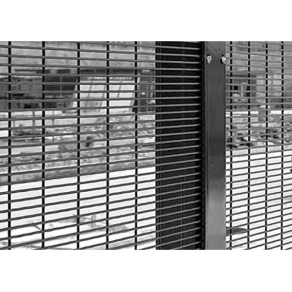 Black Square Hole Welded Wire Mesh Panels for Schools with Easy Installation