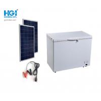 China SASO 312 Liter Solar Powered Chest Freezer Deep Fridge DC Compressor 41in on sale