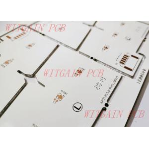 China Single Layer Aluminum PCB Board / Aluminum Printed Circuit Board 1.6mm OSP White Solder Mask supplier