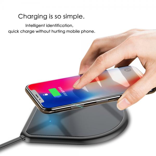 WIRELESS CHARGER PAD Ultra Slim Aluminum Fast Qi Wireless Charger Pad