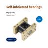 China Robotics Bronze Sleeve Lube Guide Solid Bronze C86300 Graphite Bushing Inch Size  Oilless wholesale