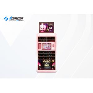 China Lipstick Makeup Vending Machine With Three Levels RGB LED 220V Black Pink supplier