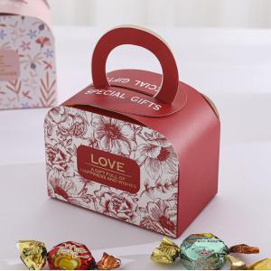 China Hand - Held Creative Party Gift Packaging Box For Wedding Candy Baking Food Pastry supplier