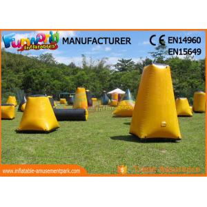 China Durable Inflatable Paintball Games / Air Up Bunkers Customized supplier