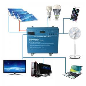 China 100W 12V 55KG Off Grid Solar Electric Plant For Home supplier