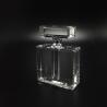China 1ml Square Crystal Perfume Bottle with Screw Cap wholesale