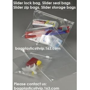 SELF seal bags, Zipper, Zip, Zip Lock, Slider, Reclosable, Reusable, Resealable