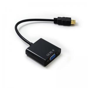 720p 1080p HD HDMI TO VGA Adapter With Audio Cable Computer To Monitor Converter