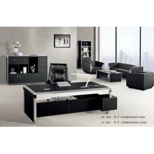 luxury modern leather office table furniture/luxury modern leather office desk furniture