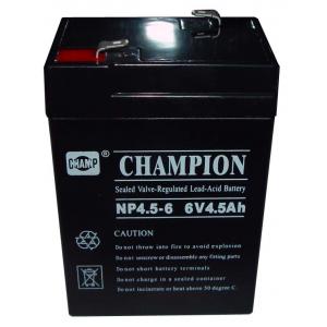 China Champion 6V4.5AH AGM battery 6V UPS battery Lead Acid battery supplier