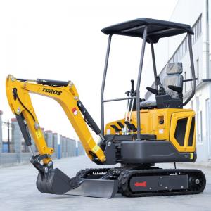 1.2 Ton Hydraulic Mini Crawler Excavator Transportation Track Center Distance 920mm