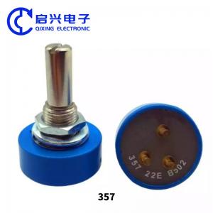 360 Degree Stepless Rotary Potentiometer Conductive Plastic Potentiometer 357 22E B202