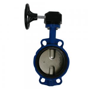 Dn150 Dn50 Dn250 Dn200 10 Inch Soft Seat Pneumatic Actuated Ductile Cast Iron Air Motorized wafer Butterfly Valves