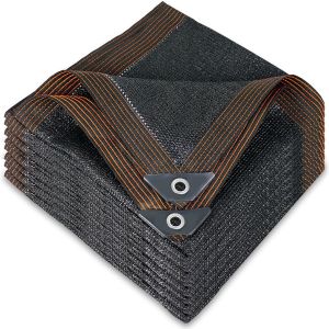 China Wholesale HDPE Mono Green Agriculture Shade Tarps UV Treated Windbreaker Dump Truck Mesh For Outdoor Use Plain Style Mesh Tarp with Grommets, Resistant Garden Sun Shade Netting with Taped Edge wholesale