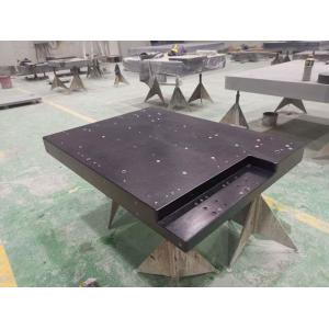 China Stone Cutting Machine Base 0.01mm Resolution Granite Surface Plate Flat Block supplier