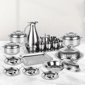 Hot Selling 28 PCS Stainless Steel Kitchen Cookware Cooking Soup Pot Steel Pot Set Insulation Cookware Sets