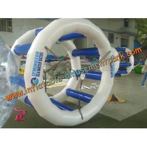 China 2m Blue Inflatable Water Games , Inflatable Water Wheel for Kids And Adults supplier