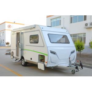 China Multiple People Lightweight Travel Trailer AL-Ko Chassis 4-6 Person Camping Trailer supplier
