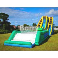China Giant Inflatable Water Slide , Tallest Inflatable Roller Coaster Slide N Drop Kick on sale