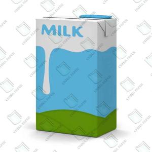 China Tarjetas de embalaje líquido de grado FDA en rollo para hacer tarjetas de embalaje de leche supplier
