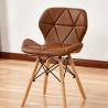 Minimalist Nordic Dining Chairs Casual Office Reception Chair Eco - Friendly
