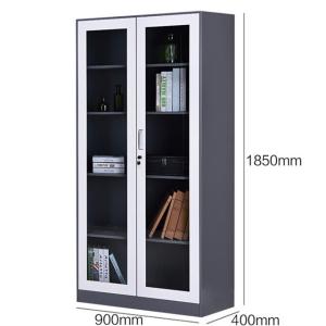 China Office Furniture Metal Cabinet 2 Door Cupboard Steel Storage File Cabinet wholesale
