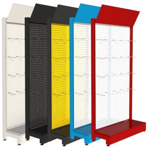 China ODM Supermarket Display Racks Store Retail Metal Pegboard torage Tool Accessory Stand wholesale