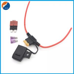 E39 E38 E37 Circuit Breaker Resettable Fuse Holder Splash Proof Auto Inline Fuse Holder 12AWG For ATY ATO ATC Auto Fuses