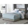 China Style Single Package Platform Tufted Bed Queen Size Classic Line Stitching wholesale