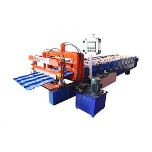 1000mm Coil  Glazed Tile Forming Machine 4kw Roof Sheet Making Machine