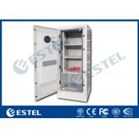 China Four Point Lock Outdoor Power Cabinet , Galvanized Steel Outdoor Electrical Enclosure on sale