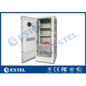 Four Point Lock Outdoor Power Cabinet , Galvanized Steel Outdoor Electrical Enclosure