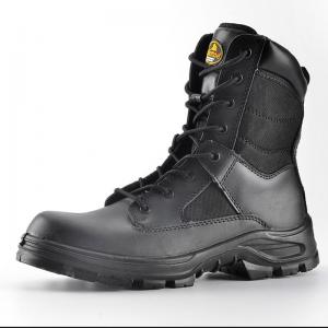 China Industrial Steel Toe Cap Rigger Boots Police Army Boots H-9438 SAFETOE supplier