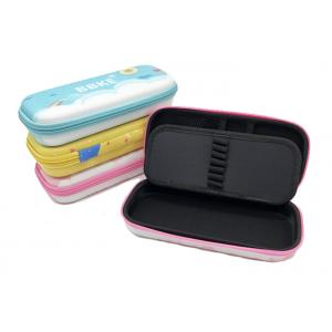 China PU Surface Custom EVA Pencil Case School Office Use , Zipper Close Small Hard Shell Case supplier