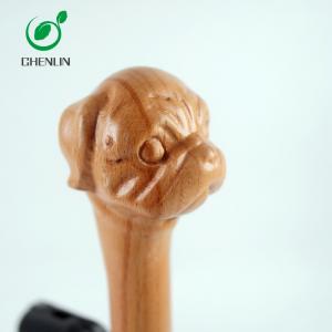 China Walnut log solid animal carving bent umbrella handle head black walnut solid wood umbrella supplier