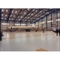 China I / H Beams Constructed Metal Aircraft Hangar Buildings Providing Grand Interior Space on sale