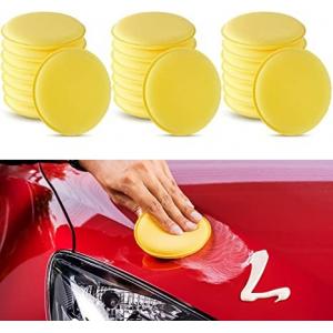 4 Inch Wax Foam Applicator Pad 24 Pieces For Car Polishing And Waxing