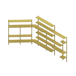 China Estantería de supermercado 1500mm Estante de exhibición modular wholesale