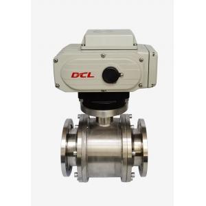 China Modulated Electric Actuated High Vacuum Ball Valve DN50 To DN200 supplier