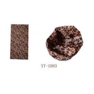 100%Polyester Scarf, Outdoor Sport Headwear in Leopard Design (YT-1083)