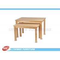 China Shop MDF Wood Nesting Tables Display For Goods , Display Shelf Table on sale